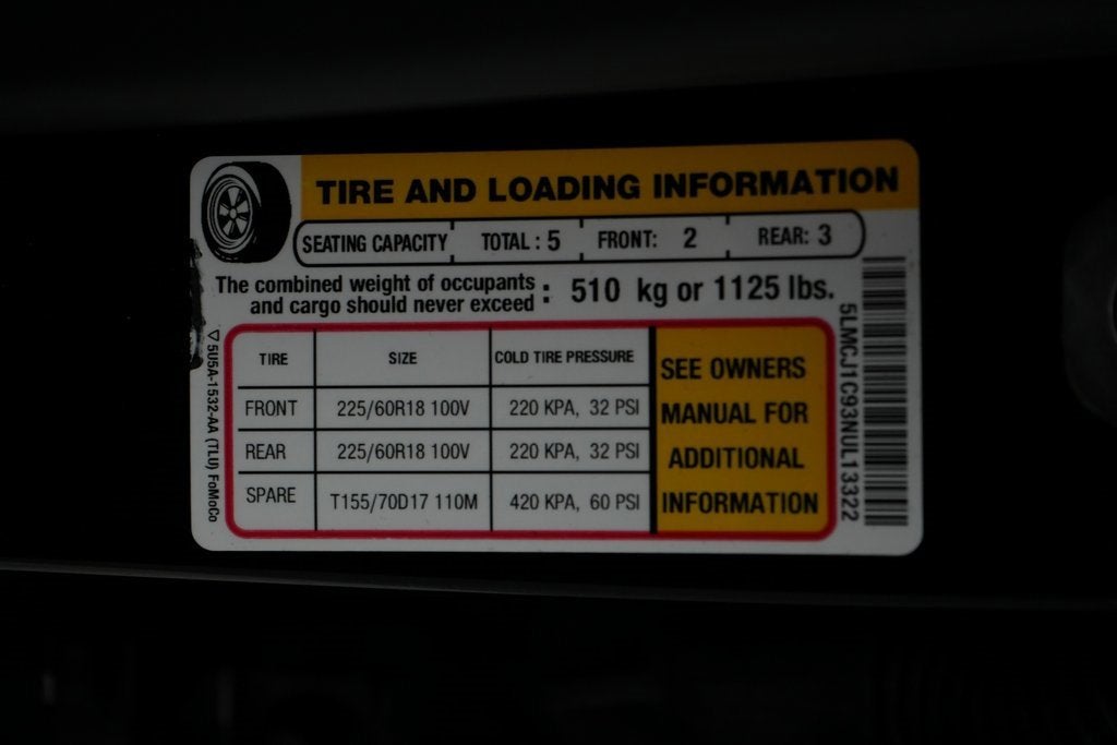 2022 Lincoln Corsair Standard