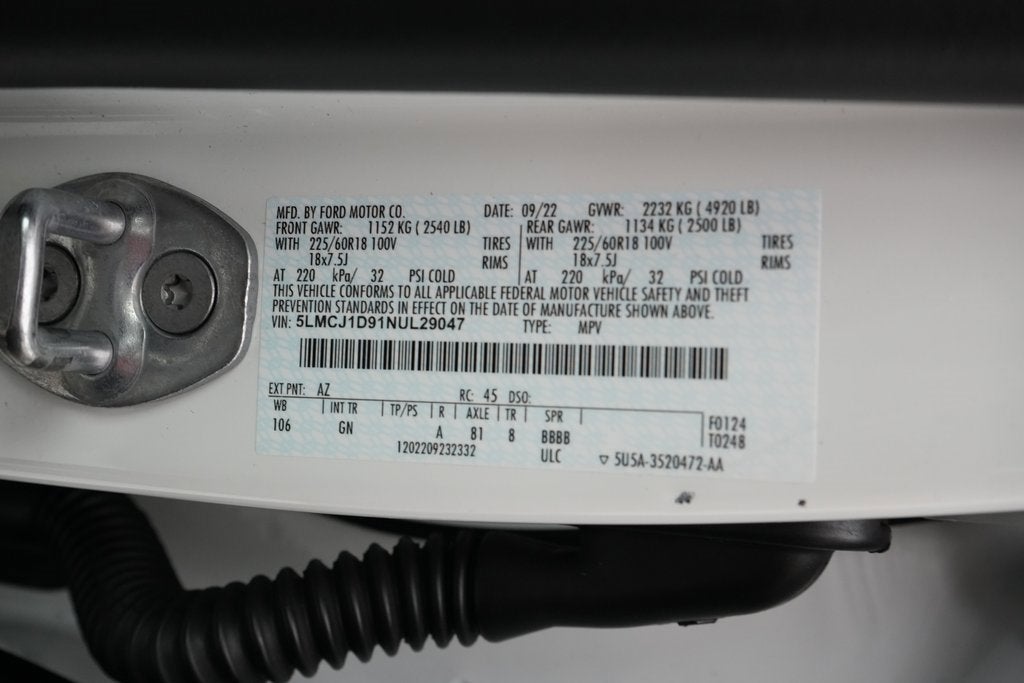 2022 Lincoln Corsair Standard