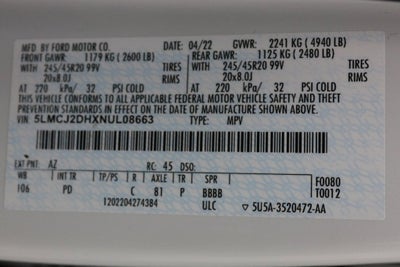 2022 Lincoln Corsair Reserve