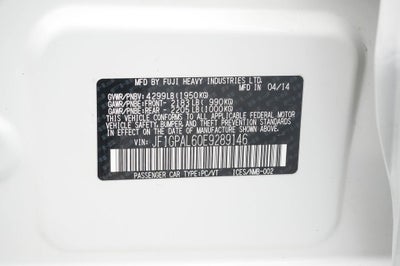 2014 Subaru Impreza 2.0i Premium