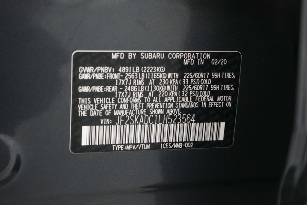 2020 Subaru Forester Base