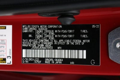 2022 Toyota 4Runner TRD Off-Road Premium