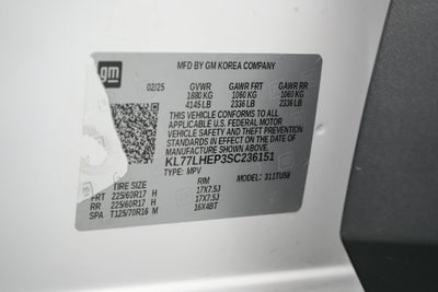 2025 Chevrolet Trax LT