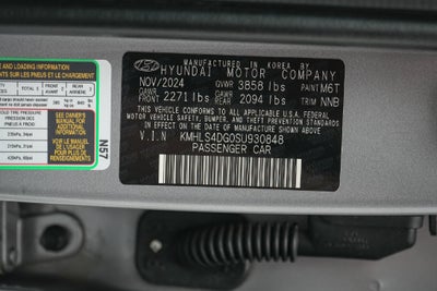 2025 Hyundai Elantra SEL Convenience
