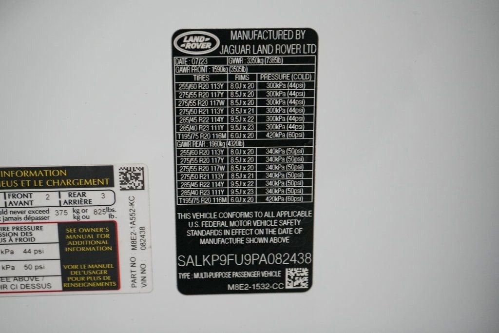 2023 Land Rover Range Rover SE