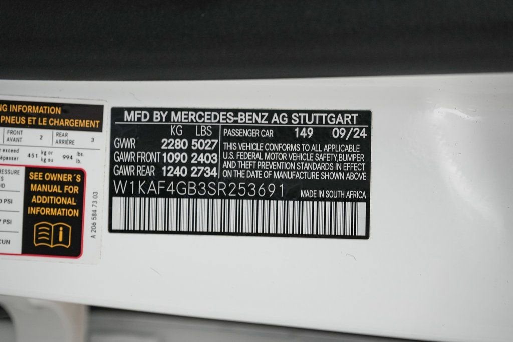 2025 Mercedes-Benz C-Class C 300