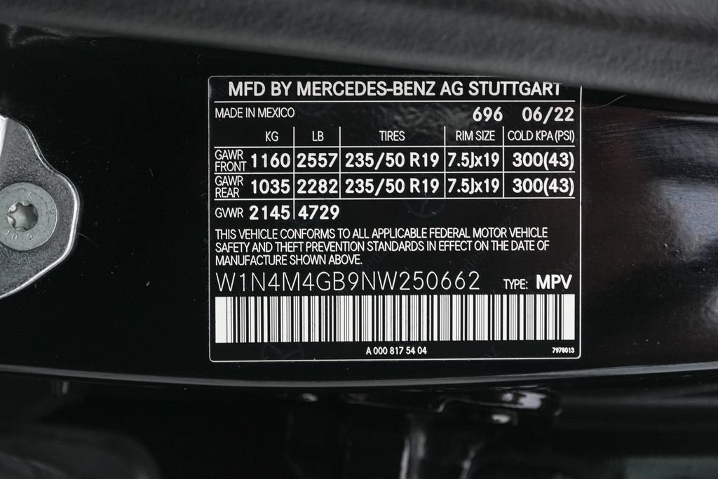 2022 Mercedes-Benz GLB GLB 250