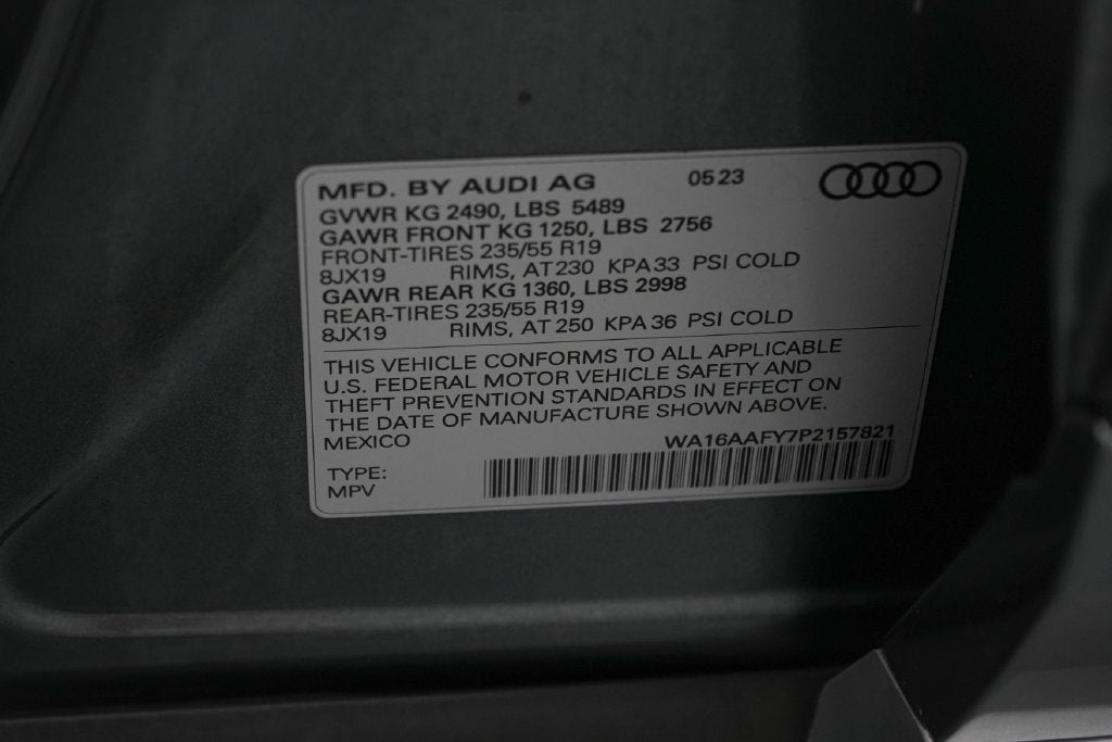 2023 Audi Q5 Sportback 45 S line Prestige