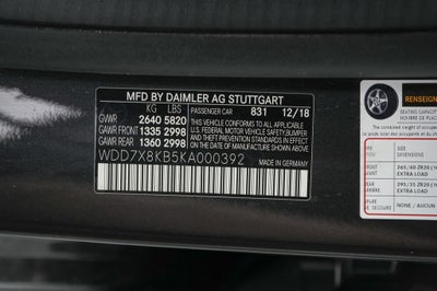 2019 Mercedes-Benz AMG® GT 63 S