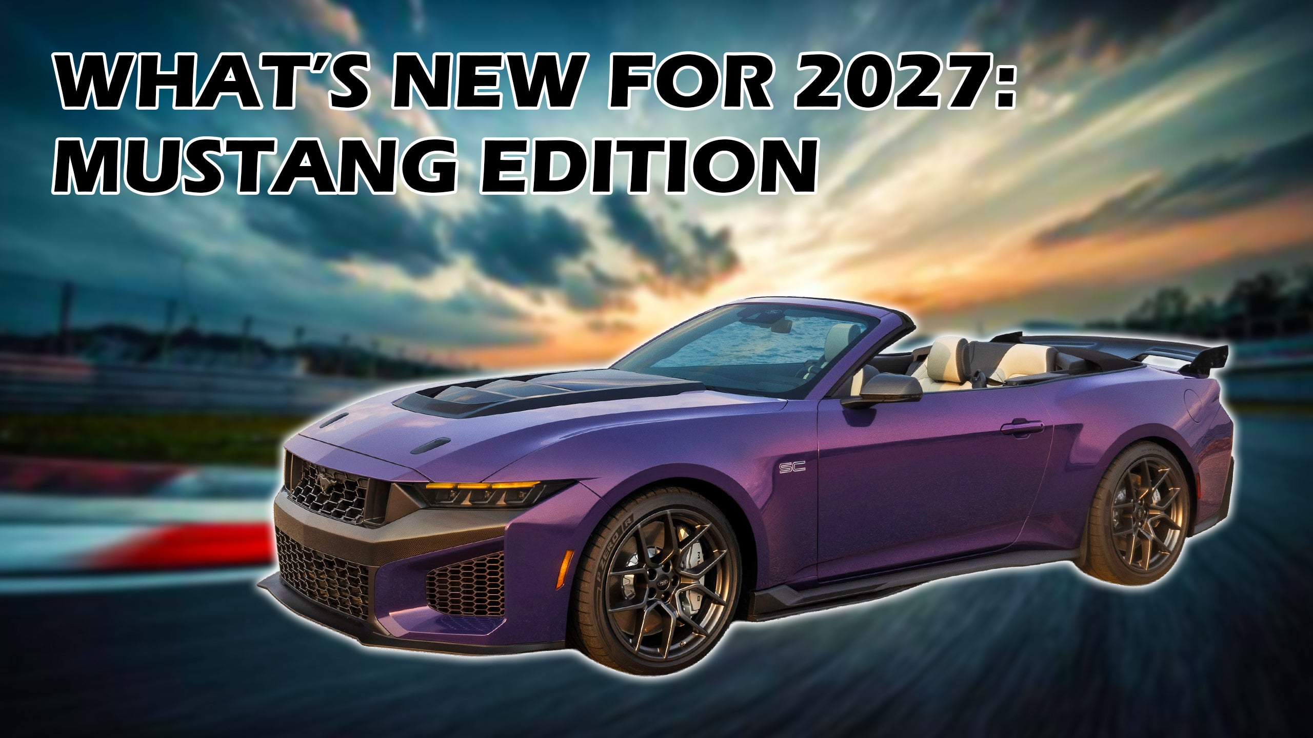 2027 Ford Mustang Dark Horse SC Convertible